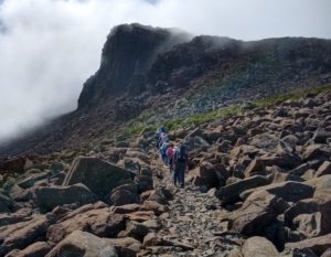 Ascending Ben Lomond