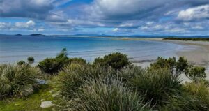 Ranson's Beach at the end of the walk (LB).