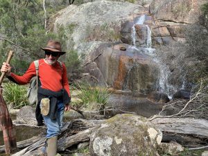 Field Nat at Deep Creek Falls, Mt Cameron (PR)