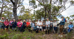 NE Tas Field Nats and St Helens Walking Group on Doctors Peak. Photo by John Paterson